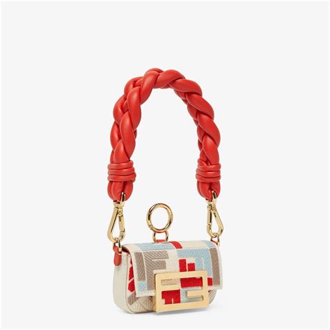 fendi charm nano baguette|fendi nano bag.